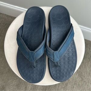 Vionic Tide II Men's Blue Orthotic Flip-Flops